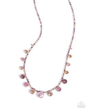 Colorful Countess Pink ~ Paparazzi Necklace