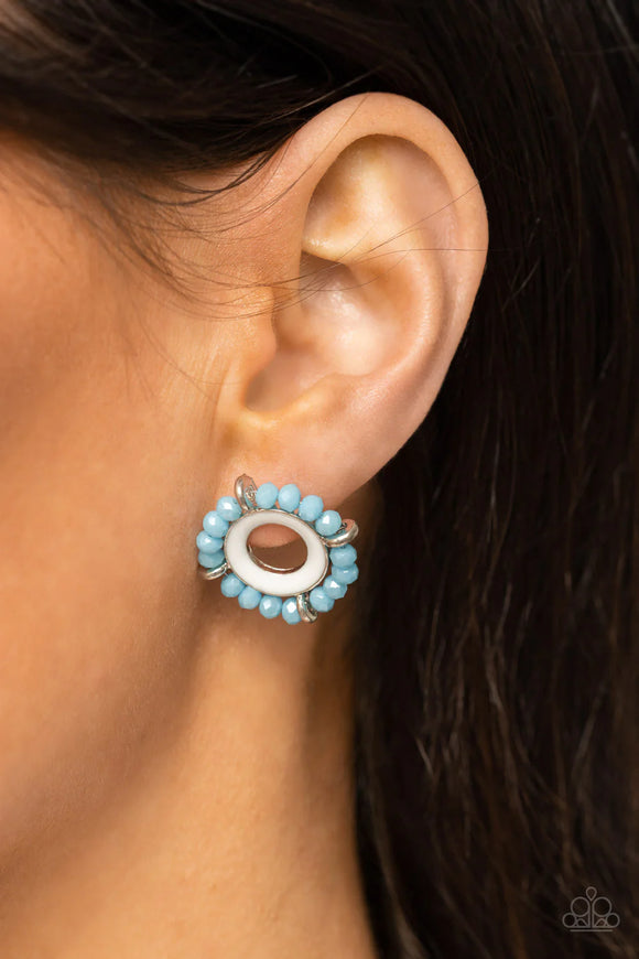 Nautical Notion Blue ~ Paparazzi Earrings