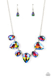 Otherworldly Opulence Multi Silver ~ Paparazzi Necklace