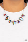 Otherworldly Opulence Multi Silver ~ Paparazzi Necklace