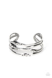 Line It Up ~ Silver Paparazzi Bracelet