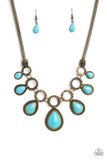Riverside Relic ~ Brass Paparazzi Necklace