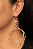 Haute Hysteria ~ Gold Paparazzi Earrings
