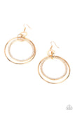 Haute Hysteria ~ Gold Paparazzi Earrings