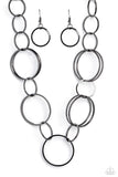 Shimmering Symphony Black ~ Paparazzi Necklace