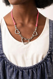 Fashionable Flirt Pink ~ Paparazzi Necklace