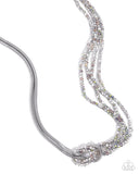 Mismatched Mirage Silver ~ Paparazzi Necklace