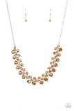 Won the Lottery Brown ~ Paparazzi Necklace