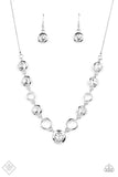 Elegantly Elite White ~ Paparazzi Fashion Fix Necklace