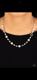 Traditional Transcendence White ~ Paparazzi Necklace