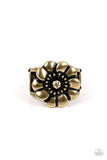 Floral Farmstead Brass ~ Paparazzi Ring