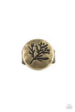 Branched Out Beauty Brass ~ Paparazzi Ring