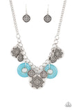 Western Zen Blue ~ Paparazzi Necklace