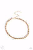 Never Lose ROPE Gold ~ Paparazzi Choker Necklace