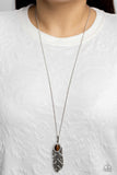 Pure QUILL-Power Brown ~ Paparazzi Necklace