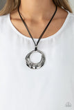 Tectonic Treasure Silver ~ Paparazzi Necklace