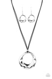 Tectonic Treasure Silver ~ Paparazzi Necklace