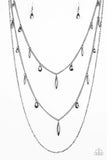 Bravo Bravado Black ~ Paparazzi Necklace