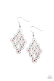 Bustling Blooms Purple ~ Paparazzi Earrings - Glitzygals5dollarbling Paparazzi Boutique 