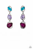 Dimensional Dance Multi ~ Paparazzi Earrings August 2023 Life of the Party - Glitzygals5dollarbling Paparazzi Boutique 
