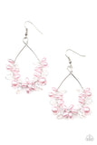 Marina Banquet Pink ~ Paparazzi Earrings - Glitzygals5dollarbling Paparazzi Boutique 