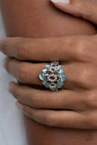 Eden Equinox Blue ~ Paparazzi Ring - Glitzygals5dollarbling Paparazzi Boutique 