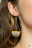 Mojave Mardi Gras Multi ~ Paparazzi Earrings - Glitzygals5dollarbling Paparazzi Boutique 