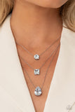Lustrous Layers White ~ Paparazzi Necklace August 2023 Life of the Party - Glitzygals5dollarbling Paparazzi Boutique 