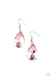 My Castle is Your Castle Pink ~ Paparazzi Earrings - Glitzygals5dollarbling Paparazzi Boutique 