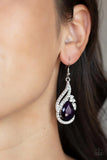 Dancefloor Diva Purple ~ Paparazzi Earrings - Glitzygals5dollarbling Paparazzi Boutique 