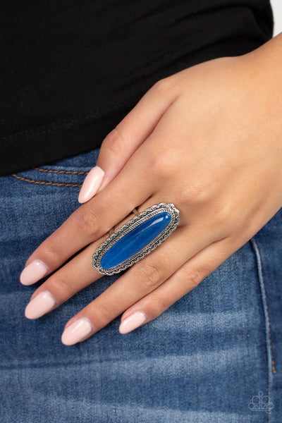 Eco Equinox Blue ~ Paparazzi Ring - Glitzygals5dollarbling Paparazzi Boutique 