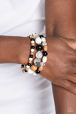 Heartfelt Haven Brown ~ Paparazzi Bracelet - Glitzygals5dollarbling Paparazzi Boutique 