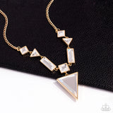 Fetchingly Fierce Gold ~ Paparazzi Necklace July 2023 Life of the Party Exclusives - Glitzygals5dollarbling Paparazzi Boutique 