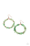Mineral Mantra Green ~ Paparazzi Earrings - Glitzygals5dollarbling Paparazzi Boutique 