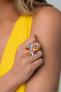 Lily Lei Multi ~ Paparazzi Ring June 2023 Life of the Party - Glitzygals5dollarbling Paparazzi Boutique 