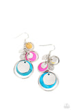 Saved by the SHELL Multi ~ Paparazzi Earrings - Glitzygals5dollarbling Paparazzi Boutique 