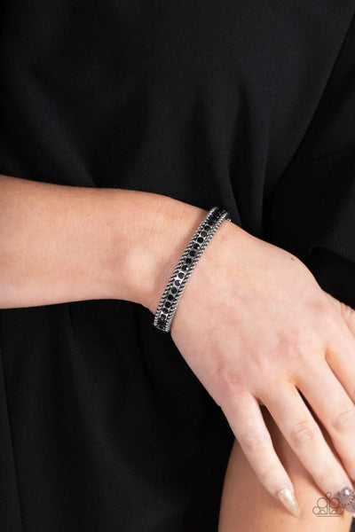 Rebel Renaissance Black ~ Paparazzi Bracelet - Glitzygals5dollarbling Paparazzi Boutique 