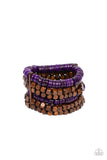Fiji Fiesta Purple ~ Paparazzi Bracelet - Glitzygals5dollarbling Paparazzi Boutique 