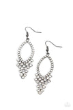 GLOWING Off the Deep End Black ~ Paparazzi Earrings - Glitzygals5dollarbling Paparazzi Boutique 
