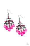 Dip It GLOW Pink ~ Paparazzi Earrings - Glitzygals5dollarbling Paparazzi Boutique 