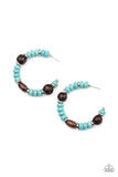 Definitely Down-to-Earth Blue ~ Paparazzi Earrings - Glitzygals5dollarbling Paparazzi Boutique 