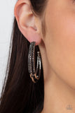 Triple Crown Couture Silver ~ Paparazzi Earrings - Glitzygals5dollarbling Paparazzi Boutique 