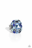 Perfectly Park Avenue Blue ~ Paparazzi Ring - Glitzygals5dollarbling Paparazzi Boutique 
