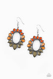 Paparazzi Fashionista Flavor - Multi Earthy Colors - Earrings - Glitzygals5dollarbling Paparazzi Boutique 