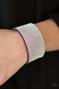 Paparazzi Roll With The Punches Purple Bracelet - Glitzygals5dollarbling Paparazzi Boutique 