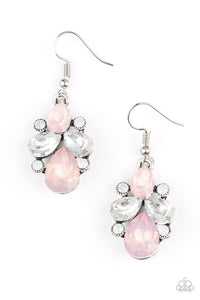 Wonderland Waltz Pink Earrings - Glitzygals5dollarbling Paparazzi Boutique 
