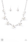 Toast to Perfection White Necklace - Glitzygals5dollarbling Paparazzi Boutique 