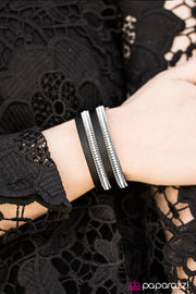 Flash Mob Fashion Black Urban Bracelet - Glitzygals5dollarbling Paparazzi Boutique 