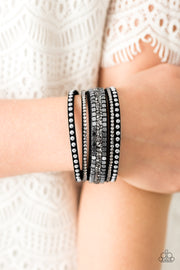 Paparazzi Runaway Runway Black Urban Bracelet - Glitzygals5dollarbling Paparazzi Boutique 