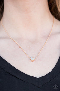 Paparazzi A Simple Heart Gold Necklace - Glitzygals5dollarbling Paparazzi Boutique 